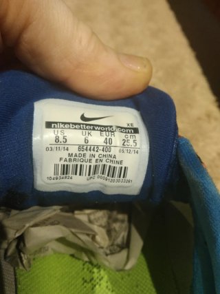 Zapatillas Nike Hombre Azul y Rosa