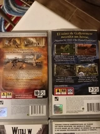 Lote 2 giochi PSP: Tekken, MediEvil, God of Wa