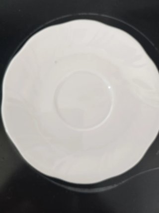 Juego 6 platos postre porcelana
