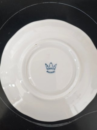 Juego 6 platos postre porcelana
