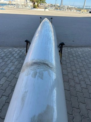 Piragua K2  con timón de rio