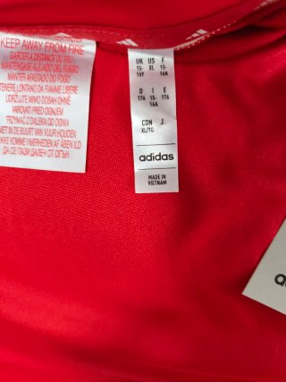 Camiseta Adidas Roja Talla 16 Y