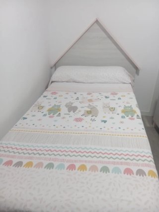 Canapé y cabecero 90 cm
