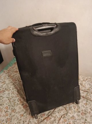 Maleta de viaje grande negra evasión
