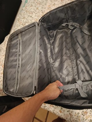 Maleta de viaje grande negra evasión