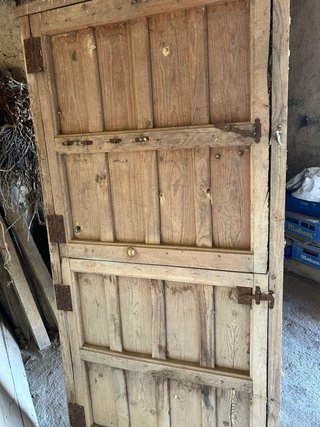 Puertas de madera para bodega
