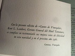 Cuento de Venezuela 1960 libro