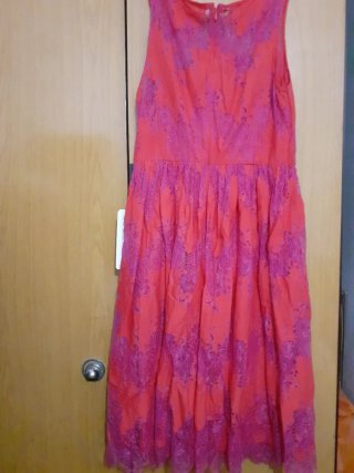 NUEVO! ELEGANTE VESTIDO ADRIANNA PAPELL TALLA 42 D