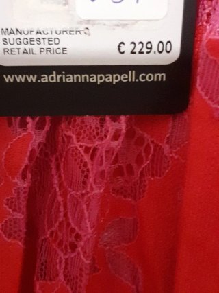 NUEVO! ELEGANTE VESTIDO ADRIANNA PAPELL TALLA 42 D