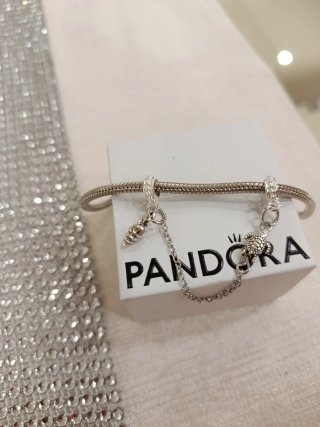 Catenina Sicurezza Pandora Argento