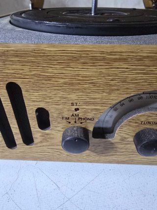 Tocadiscos Radio Vintage Madera