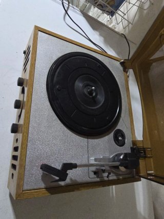 Tocadiscos Radio Vintage Madera