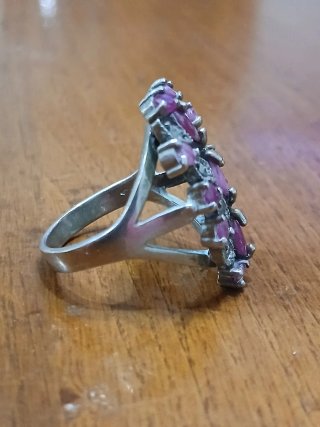 Anello vintage ametista 925