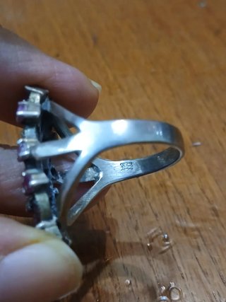 Anello vintage ametista 925