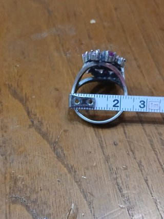 Anello vintage ametista 925