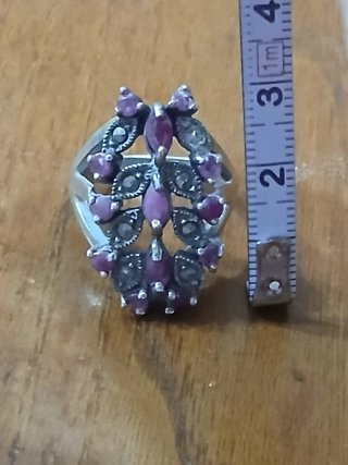 Anello vintage ametista 925