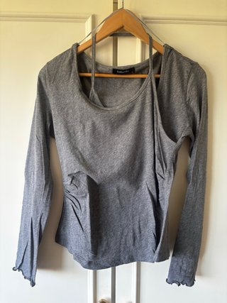 Camiseta Tintoretto Manga Larga Gris XL