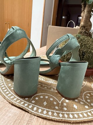 Sandalias Stradivarius Verde