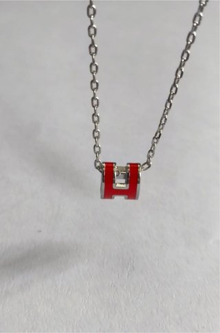Conjunto Pendientes y Collar Hermès Pop H -Factura