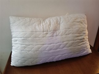 Cuscino da letto fiocco memory Soft con fodera
