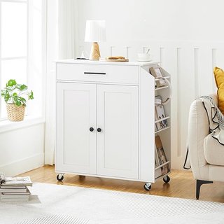 Carrito Cocina Blanco de Madera a Estrenar