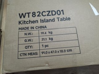 Carrito Cocina Blanco de Madera a Estrenar