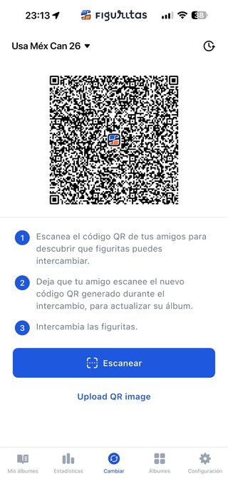 Cambio cromos Mundial 2026