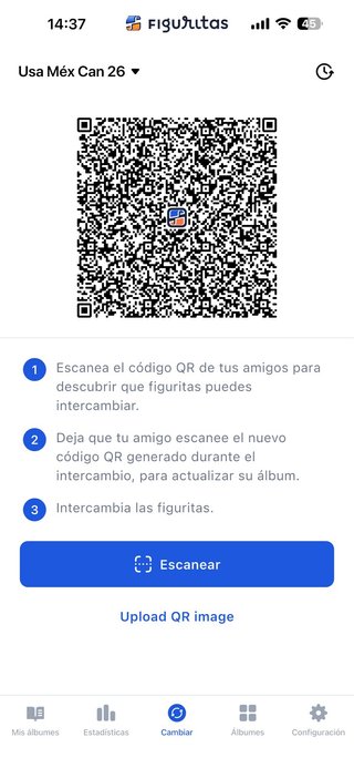 Cambio cromos Mundial 2026