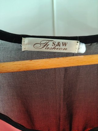 Blusa transparente