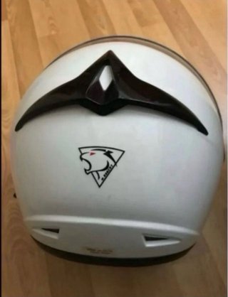 Casco Modular Moto Blanco. Nuevo