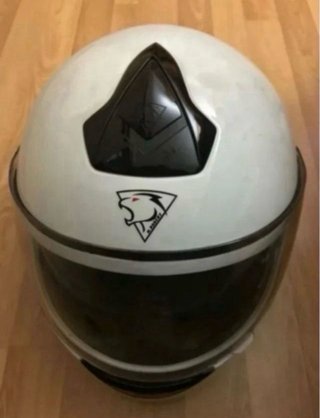Casco Modular Moto Blanco. Nuevo