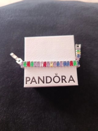 Bracciale tennis Pandora donna multicolor