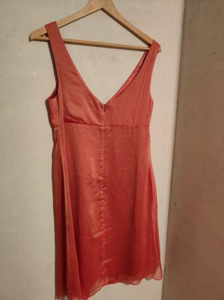 Vestido de fiesta coral Easy Wear Talla 12 M/L