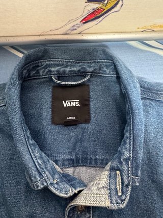 Camisa Vaquera Vans Azul