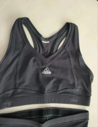 Conjunto Deportivo Adidas Chica Gris