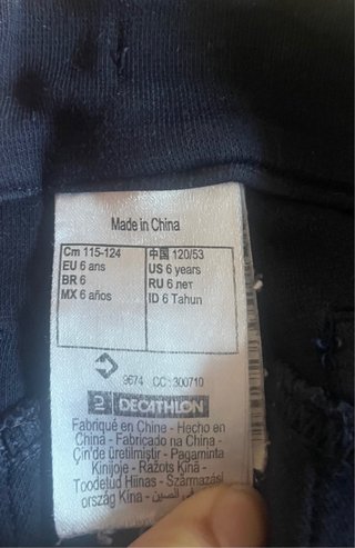 Pantalón equitación niña Fouganza
