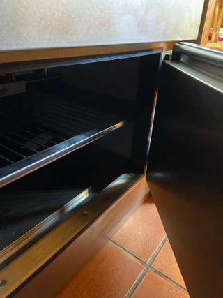 Cámara expositora refrigeradora madera