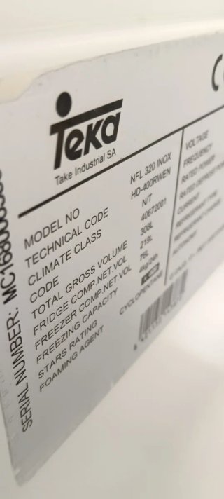 NEVERA COMBI TEKA NO FROST ENERGÍA A+