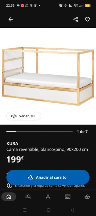 Litera madera IKEA