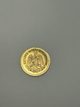 Moneda Oro 2.5 Pesos Mexicanos 21k 1945