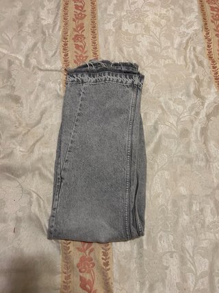 Pantalón vaquero flared jeans gris