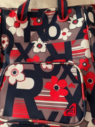 Bolsa grande Roxy floral