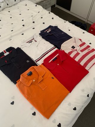 6 polos de marca para hombre