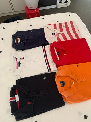 6 polos de marca para hombre