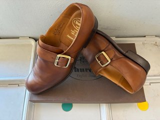 Church's Monk Strap Scarpe Marrone 60F