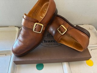 Church's Monk Strap Scarpe Marrone 60F