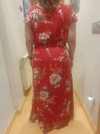 Vestido largo ,mono corto,estampado floral