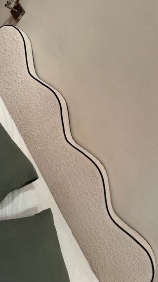 Cabecero Boucle Beige 180cm Nuevo