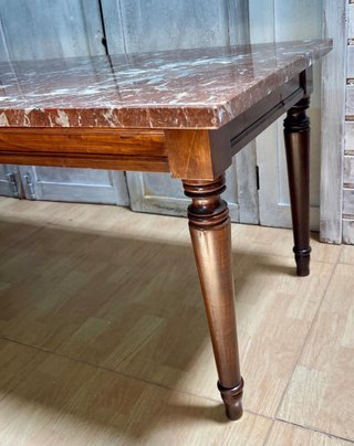 MESA AUXILIAR CON MÁRMOL