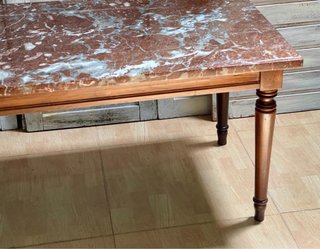 MESA AUXILIAR CON MÁRMOL